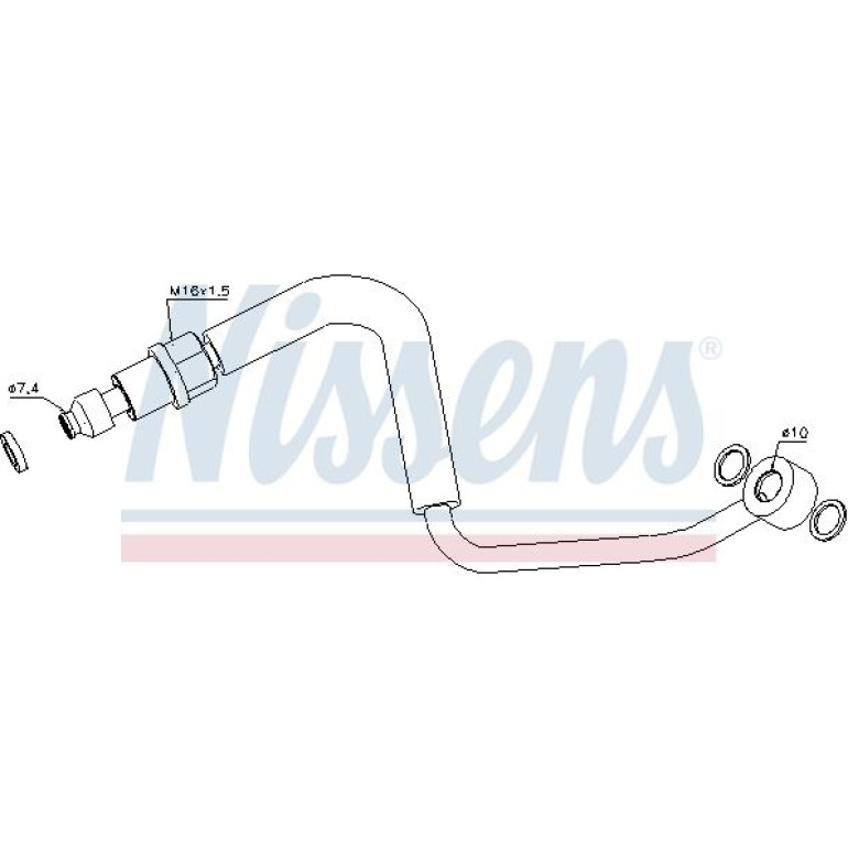 Nissens Ölleitung 935047 Nissens Ölleitung 935047