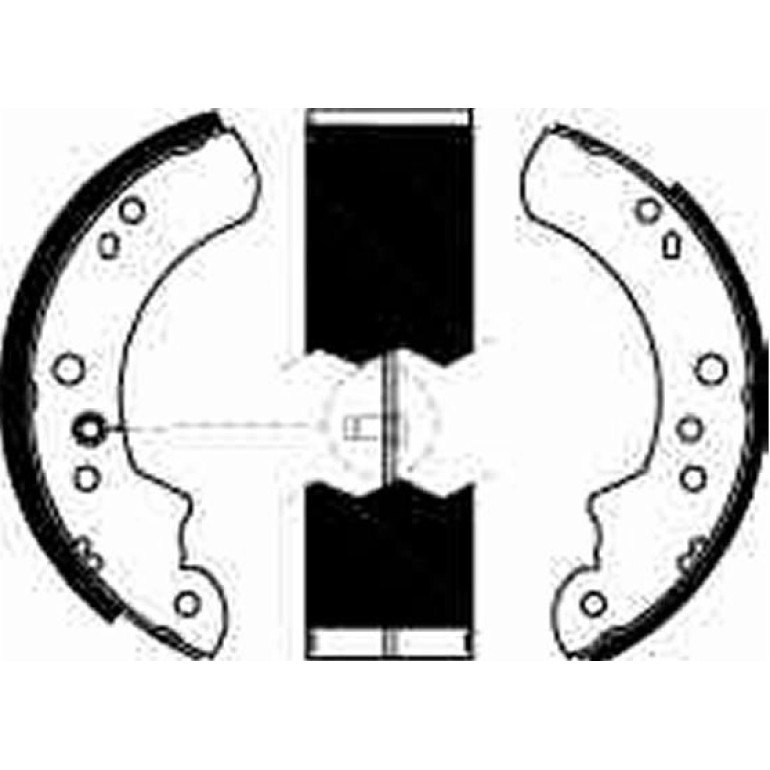 51 461 041 Bremsbacken GS6222 51 461 041 Bremsbacken GS6222