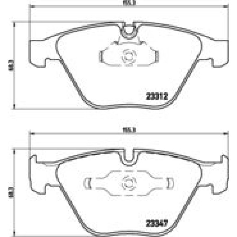 BREMBO Bremsklötze VA P 06 031 BREMBO Bremsklötze VA P 06 031