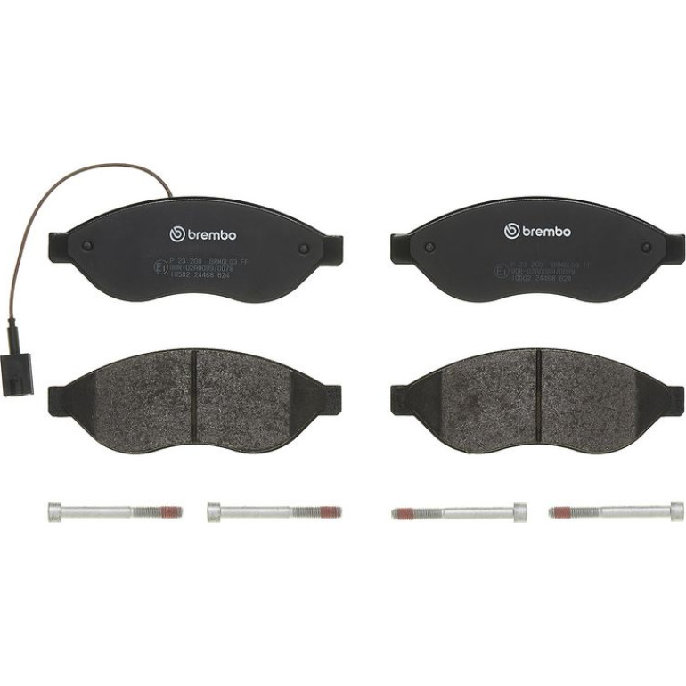 BREMBO Bremsbelagsatz, Scheibenbremse P 23 200 BREMBO Bremsbelagsatz, Scheibenbremse P 23 200