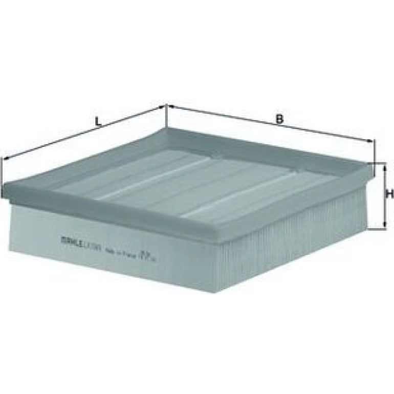 MAHLE Luftfilter LX 1049 MAHLE Luftfilter LX 1049