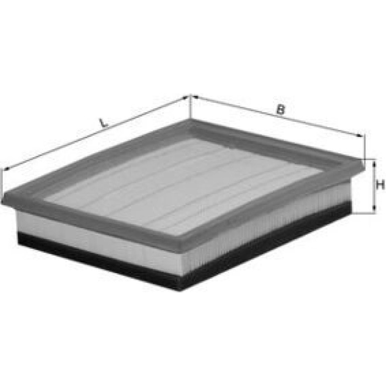MAHLE Luftfilter LX 1036/2 MAHLE Luftfilter LX 1036/2