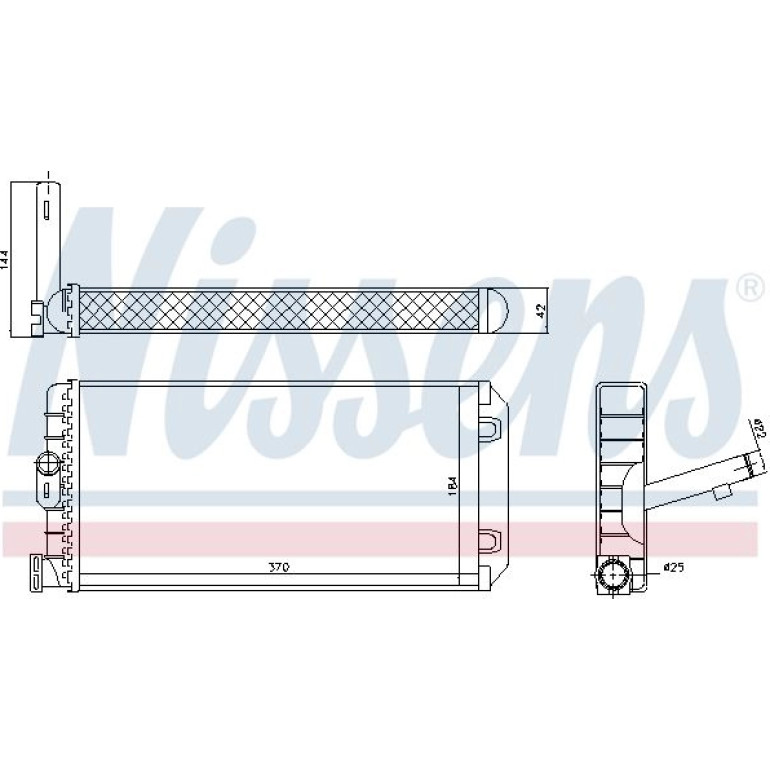 Heizkühler LKW 72053 Heizkühler LKW 72053