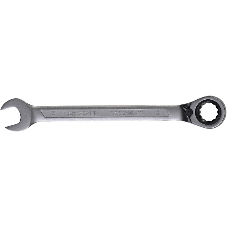 SW-Stahl Gabelringratschenschlüssel 13 mm 03520L-13 SW-Stahl Gabelringratschenschlüssel 13 mm 03520L-13