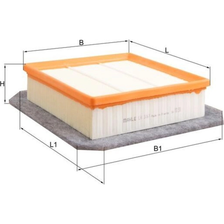 MAHLE Luftfilter LX 3061