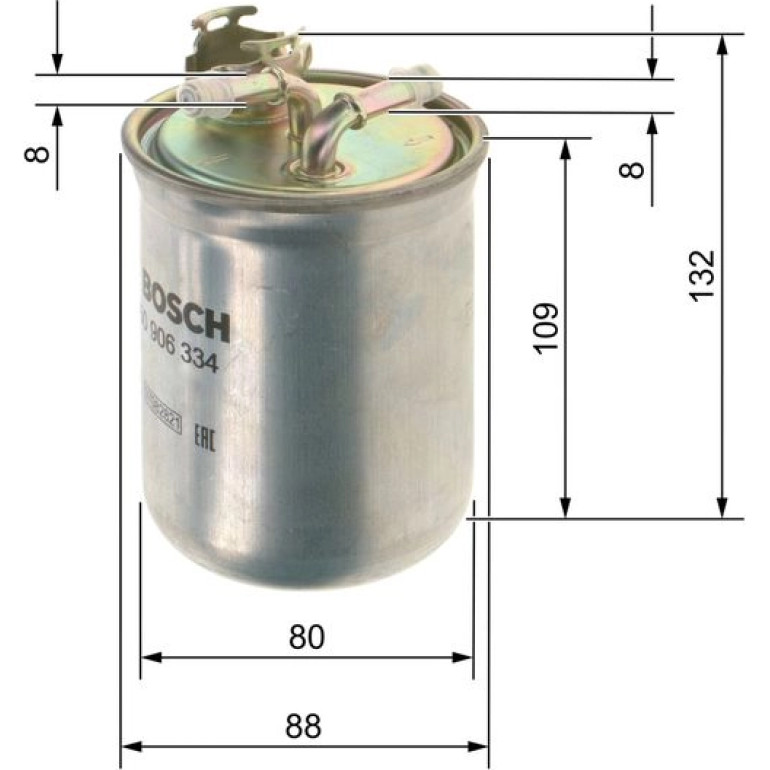 Bosch Kraftstofffilter 0 450 906 334 Bosch Kraftstofffilter 0 450 906 334