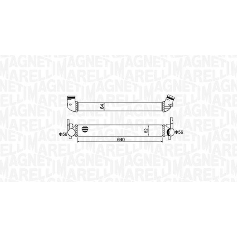 MAGNETI MARELLI Ladeluftkühler 351319204410 MAGNETI MARELLI Ladeluftkühler 351319204410