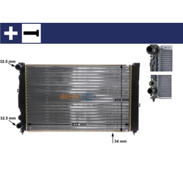 Kühler, Motorkühlung CR 647 000S Kühler, Motorkühlung CR 647 000S
