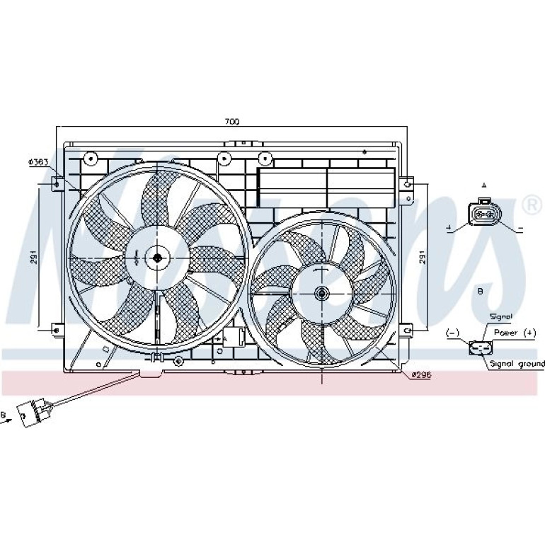 Kühlerlüfter PKW 85643