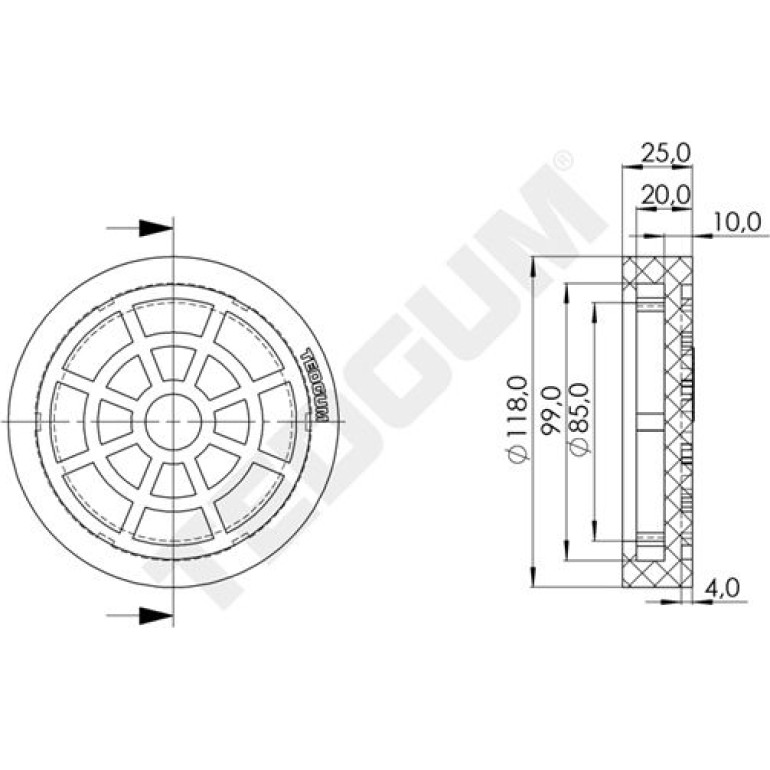 TEDGUM_TD Anbauelement, Hebebühne 00842689 TEDGUM_TD Anbauelement, Hebebühne 00842689