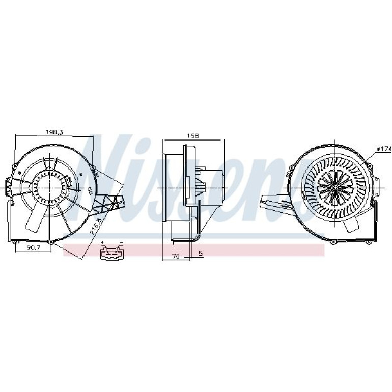 Innenraumgebläse 87028 Innenraumgebläse 87028