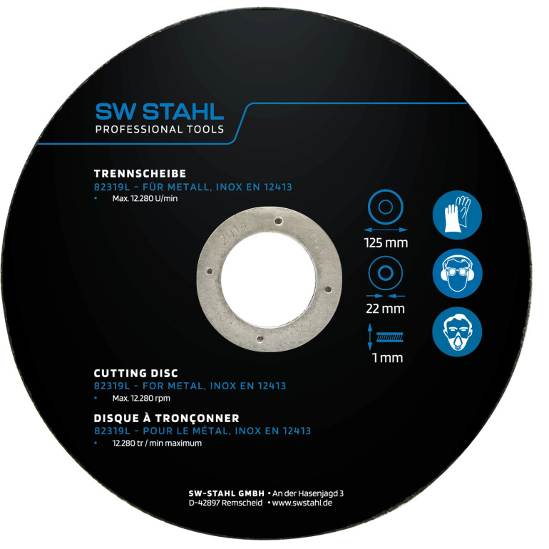 SW-Stahl Trennscheibe Dm 125 mm 10 tlg 82319L SW-Stahl Trennscheibe Dm 125 mm 10 tlg 82319L