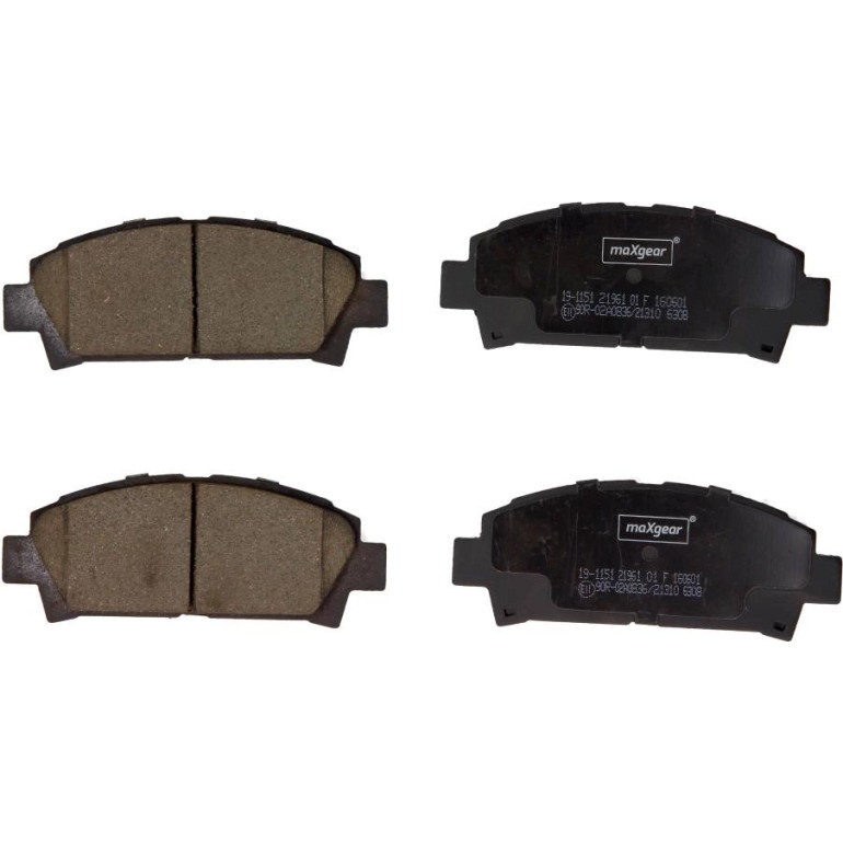 MAXGEAR Bremsbelagsatz 19-1151 Toyota Avensis 97-/Carina E 94 MAXGEAR Bremsbelagsatz 19-1151 Toyota Avensis 97-/Carina E 94