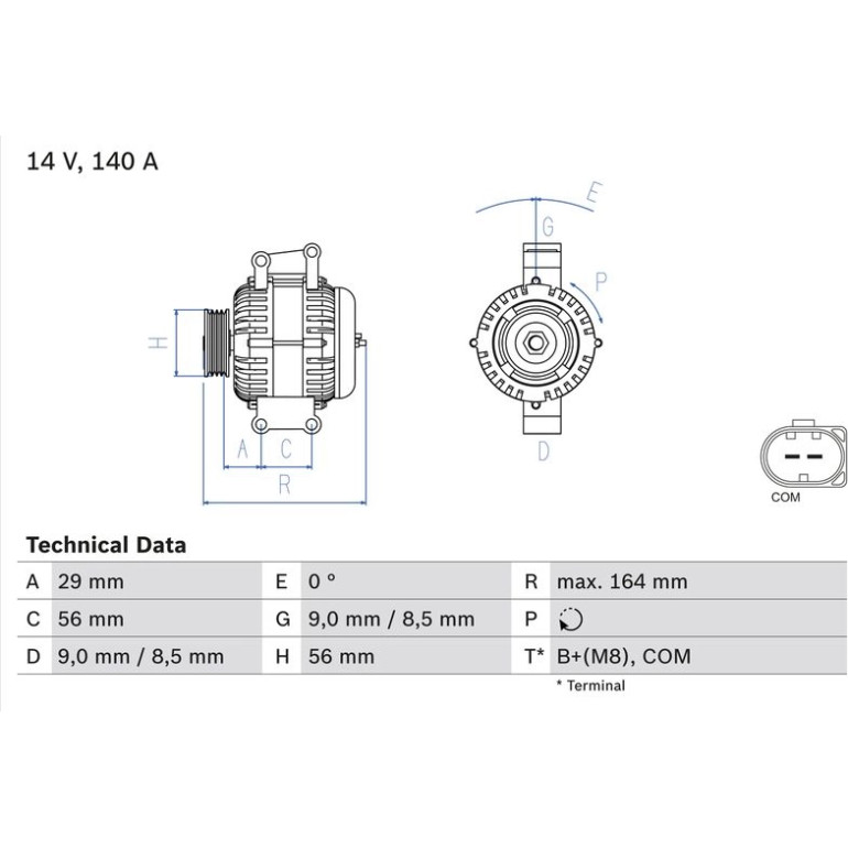 Lichtmaschine 0 986 081 370 Lichtmaschine 0 986 081 370