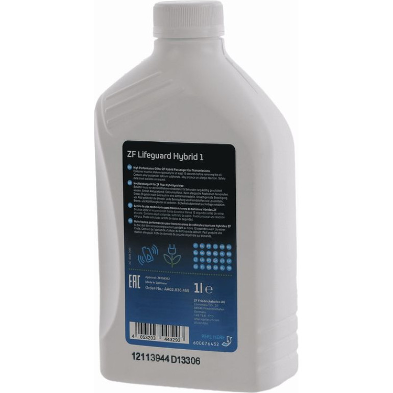 ZF Lifeguard Hybrid 1, 1 Liter AA02.836.455 ZF Lifeguard Hybrid 1, 1 Liter AA02.836.455