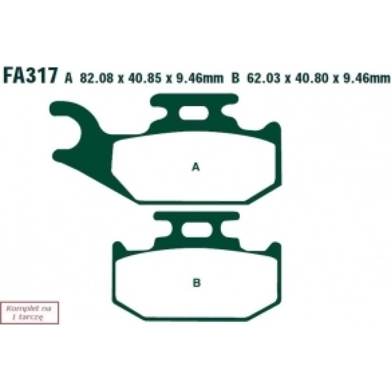 EBC Bremsklötze FA317R EBC Bremsklötze FA317R