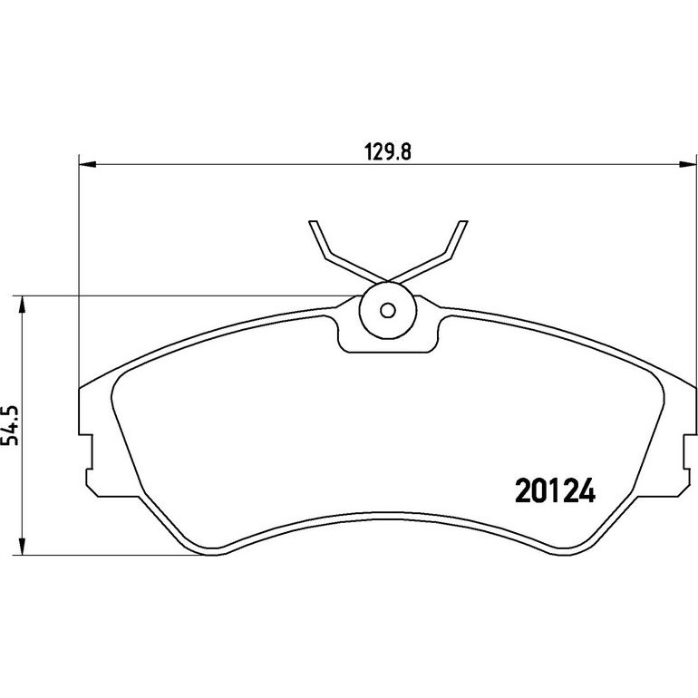 BREMBO Bremsklötze VA P 85 028 BREMBO Bremsklötze VA P 85 028