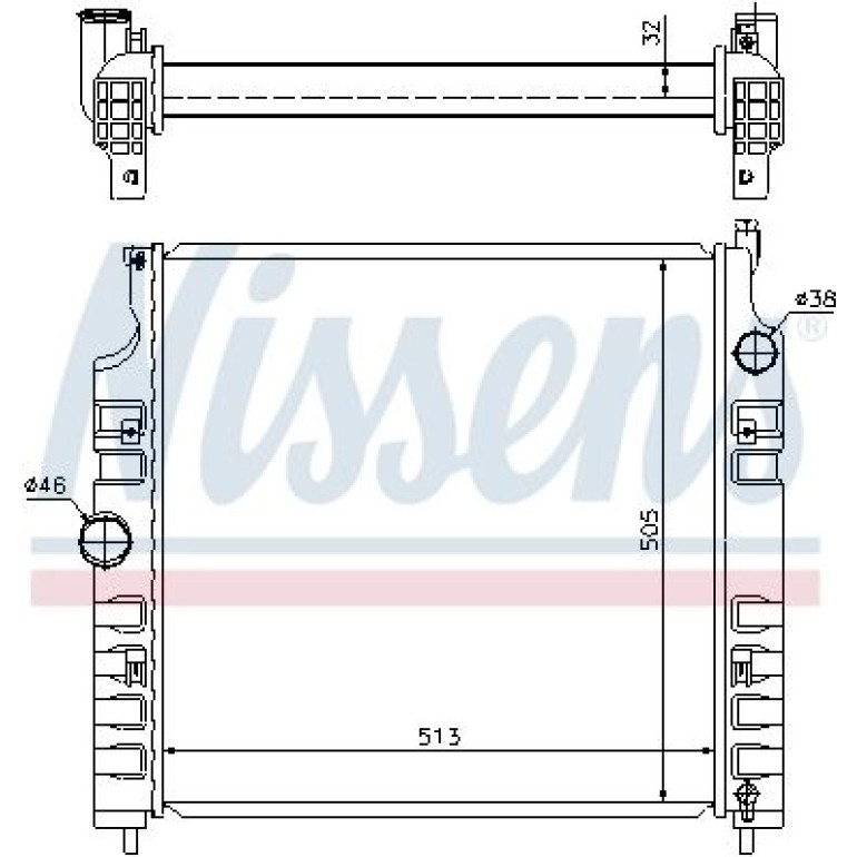 Wasserkühler PKW 61026 Wasserkühler PKW 61026