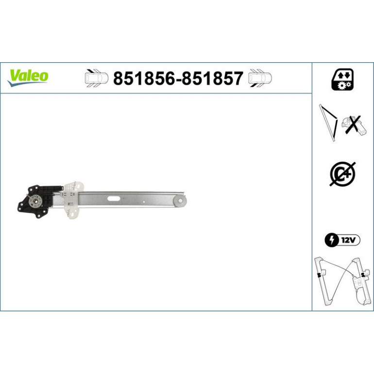 VALEO Fensterheber 851857 VALEO Fensterheber 851857