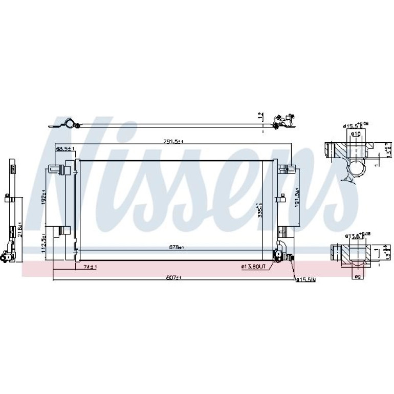 Kondensator PKW 941076 Kondensator PKW 941076