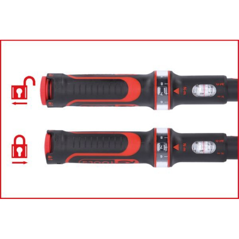 KS TOOLS Drehmomentschlüssel mit Ratsche und Drehrad 1/2 ERGOTORQUE®precision, 80-420 Nm 516.1482 KS TOOLS Drehmomentschlüssel mit Ratsche und Drehrad 1/2 ERGOTORQUE®precision, 80-420 Nm 516.1482