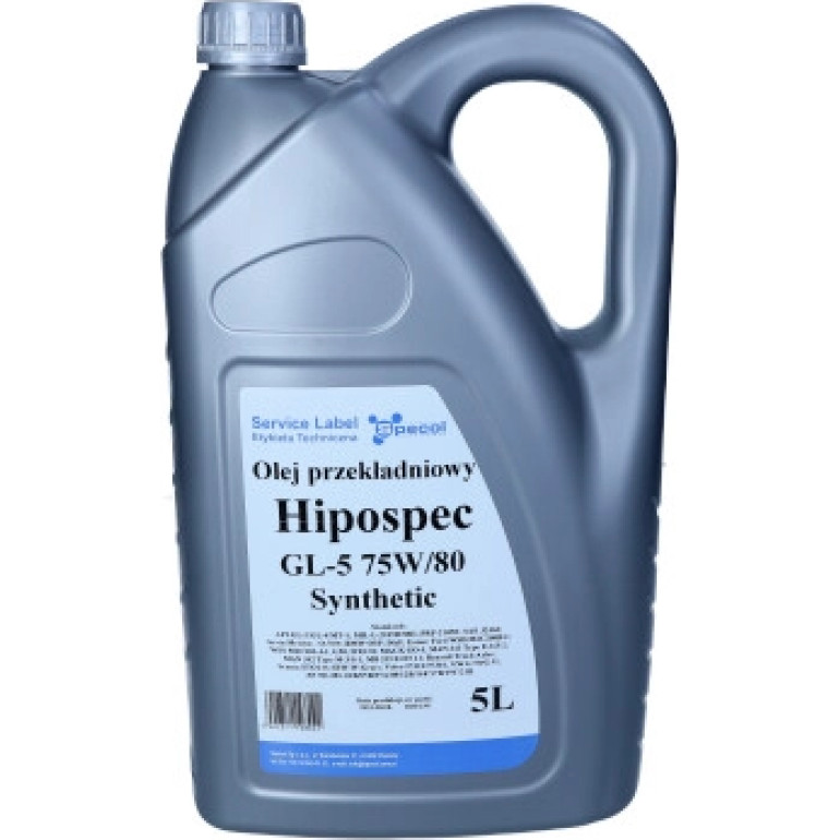 Specol Íl 75W80 5L Gl5 Hipospec Synt. / Tägliche ▄bertragung 105324 Specol Íl 75W80 5L Gl5 Hipospec Synt. / Tägliche ▄bertragung 105324