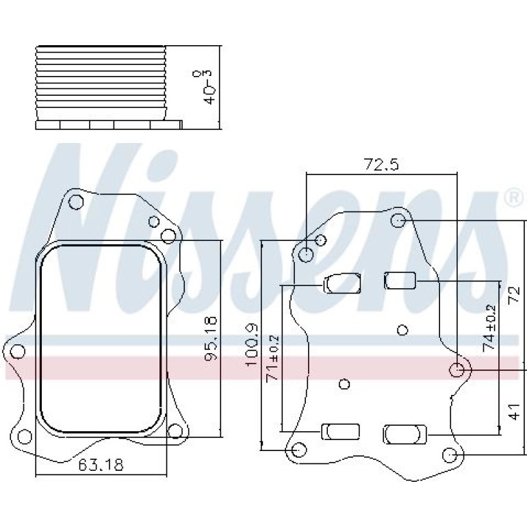 Ölkühler PKW 91234 Ölkühler PKW 91234