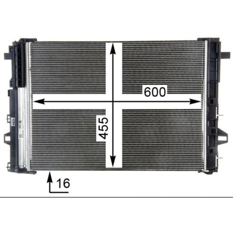 Kondensator, Klimaanlage AC 446 000P Kondensator, Klimaanlage AC 446 000P
