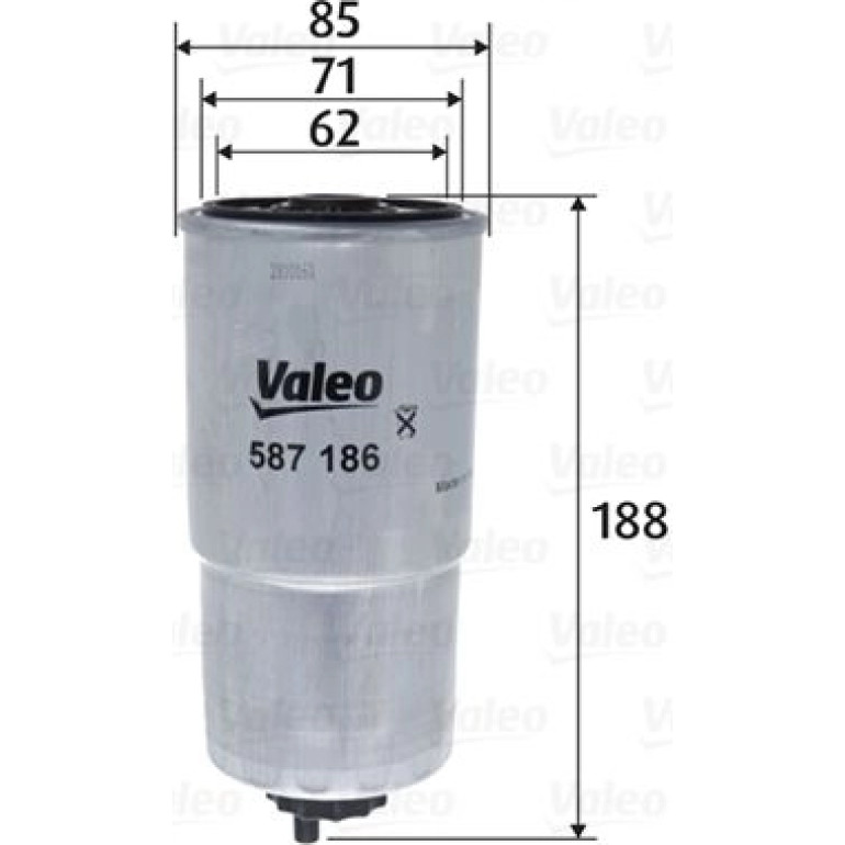 VALEO Kraftstofffilter 587186