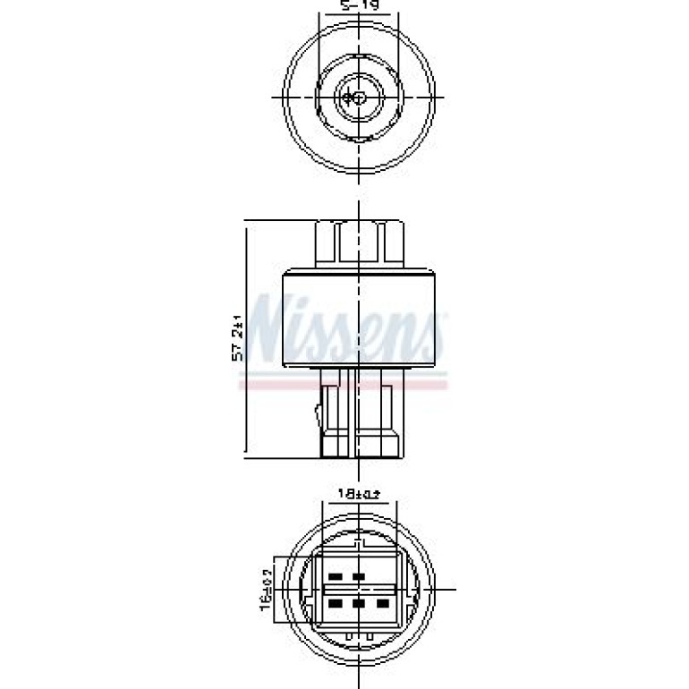 NISSENS Druckschalter, Klimaanlage 301127 NISSENS Druckschalter, Klimaanlage 301127