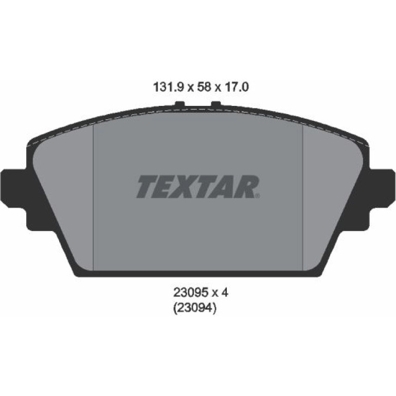 Bremsbelagsatz Nissan P. Primera 02- Ohne Akustiksensor 2309501 Bremsbelagsatz Nissan P. Primera 02- Ohne Akustiksensor 2309501