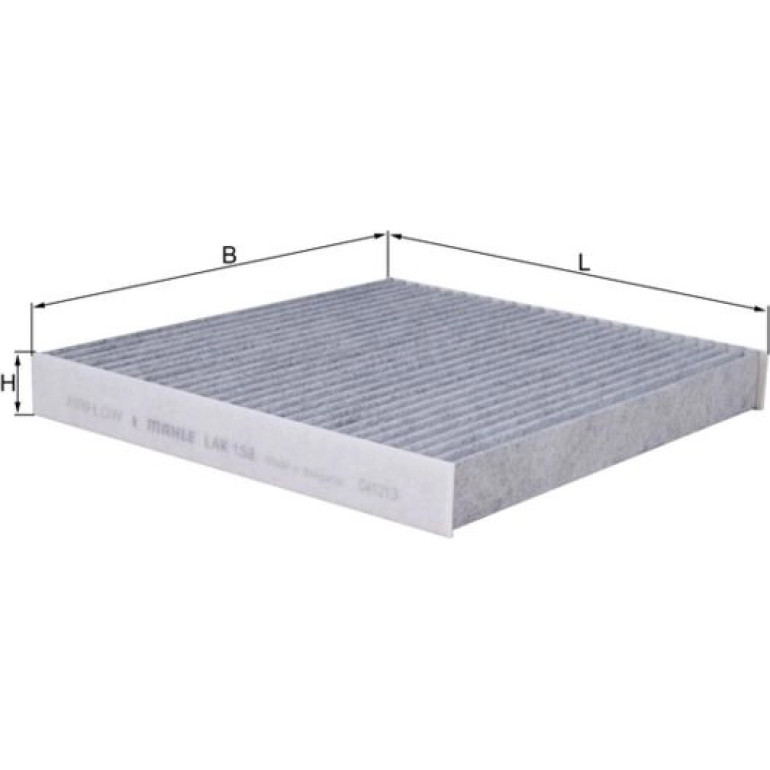 MAHLE Filter, Innenraumluft LAK 158 MAHLE Filter, Innenraumluft LAK 158