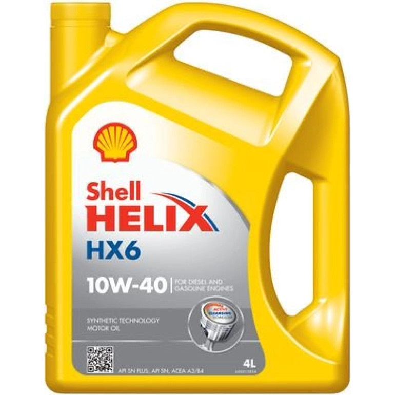 Shell Helix HX6 10W-40 4L 550053776 Shell Helix HX6 10W-40 4L 550053776