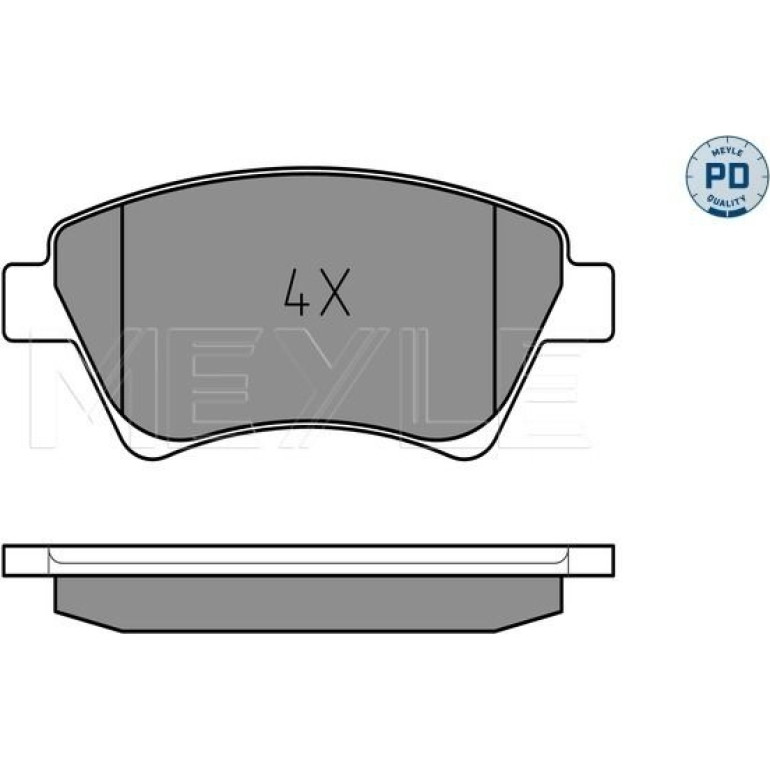 Bremsbelagsatz Renault P. Megane 02- 1,5- Ohne Sensor 025 239 3018/PD Bremsbelagsatz Renault P. Megane 02- 1,5- Ohne Sensor 025 239 3018/PD