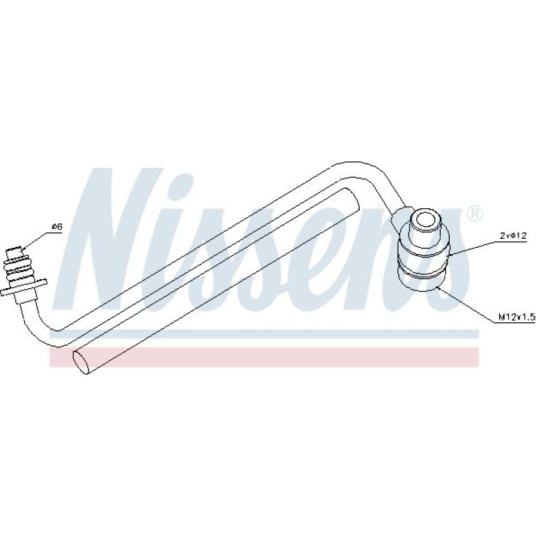 NISSENS Ölleitung, Lader 935238 NISSENS Ölleitung, Lader 935238