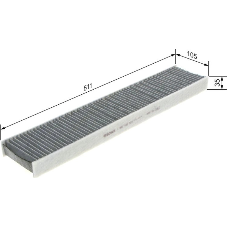 Aktivkohlefilter 1987432373 Aktivkohlefilter 1987432373