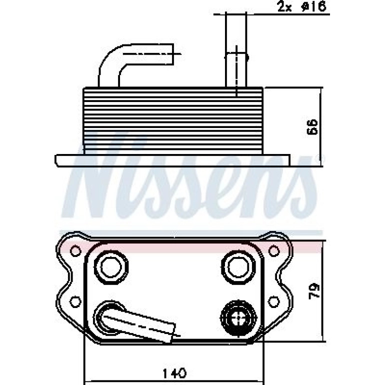 Ölkühler PKW 90738 Ölkühler PKW 90738
