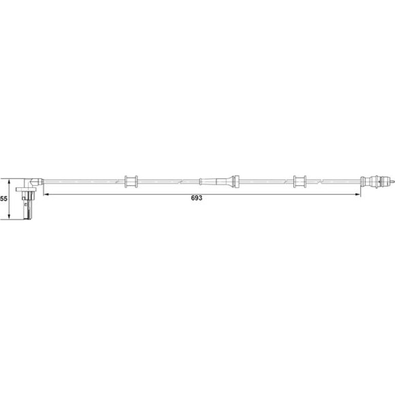 72 403 055 Sensor, Raddrehzahl HA li 0 265 007 534 72 403 055 Sensor, Raddrehzahl HA li 0 265 007 534