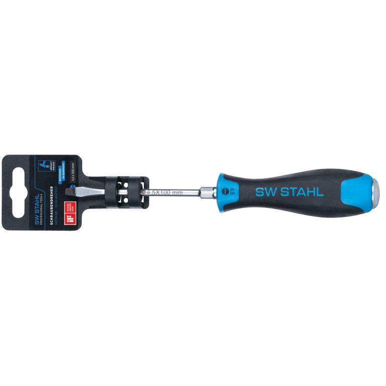 SW-Stahl Schraubendreher, Schlitz, 4,5mm 32794SB SW-Stahl Schraubendreher, Schlitz, 4,5mm 32794SB