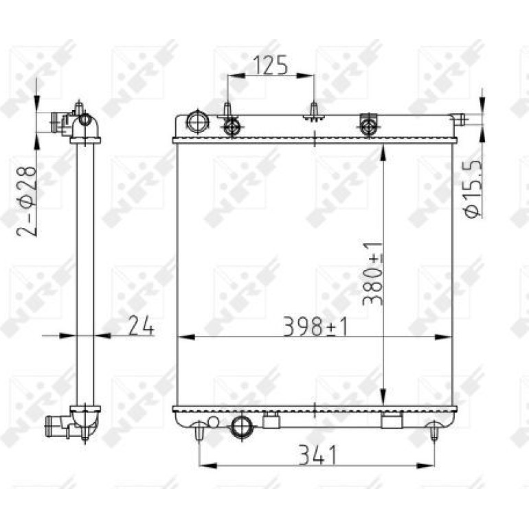 Kühler, Motorkühlung 50429A Kühler, Motorkühlung 50429A