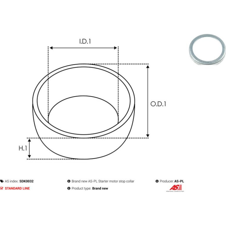 Reparatursatz, Starter SDK0032 Reparatursatz, Starter SDK0032