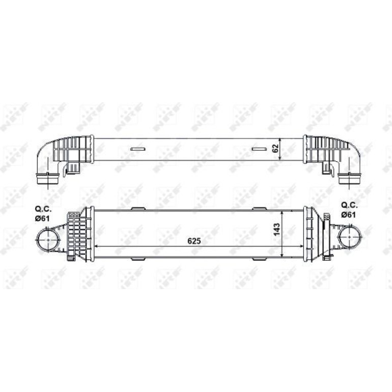 Ladeluftkühler 30504