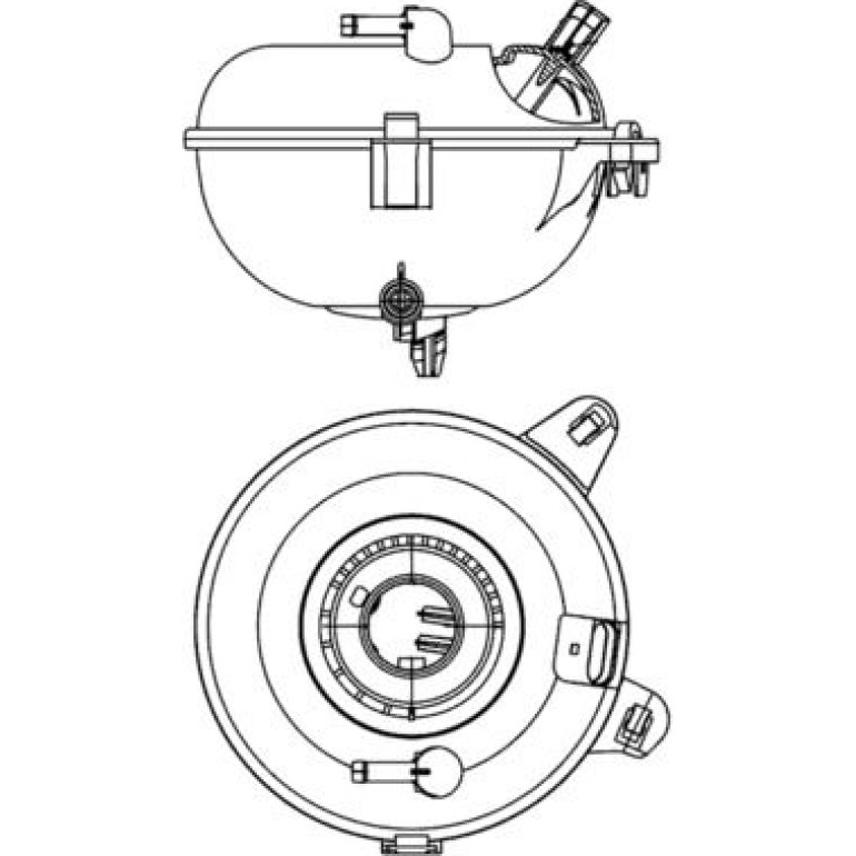 Ausgleichsbehälter, Kühlmittel CRT 21 000S Ausgleichsbehälter, Kühlmittel CRT 21 000S
