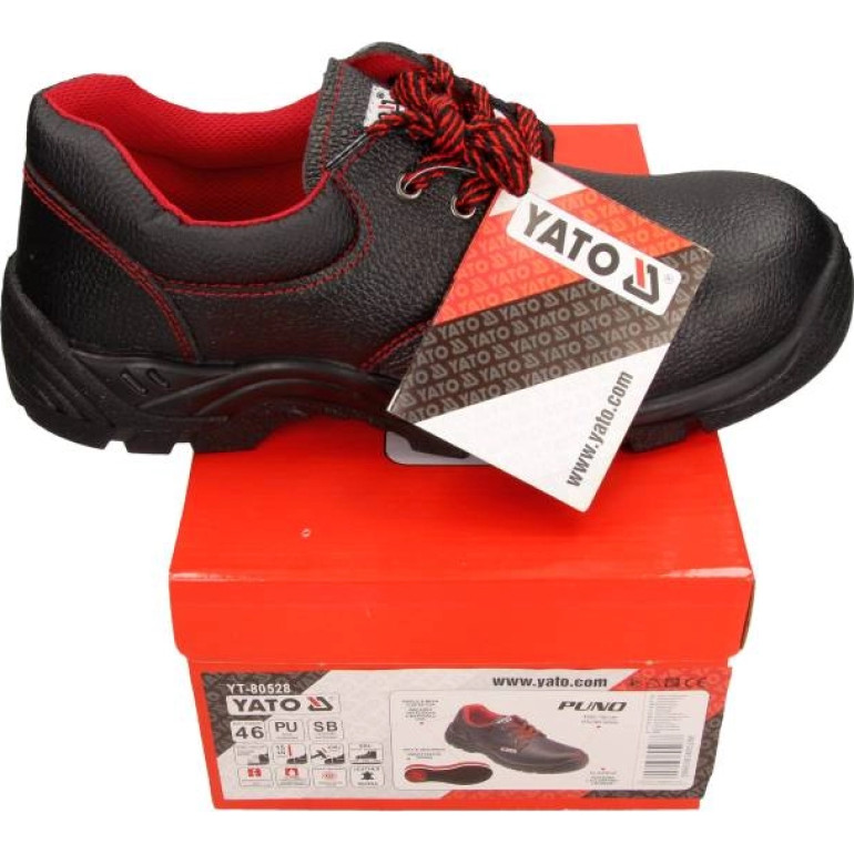 Sicherheitshalbschuh Puno Sb Größe 46 Glattleder YT-80528 Sicherheitshalbschuh Puno Sb Größe 46 Glattleder YT-80528