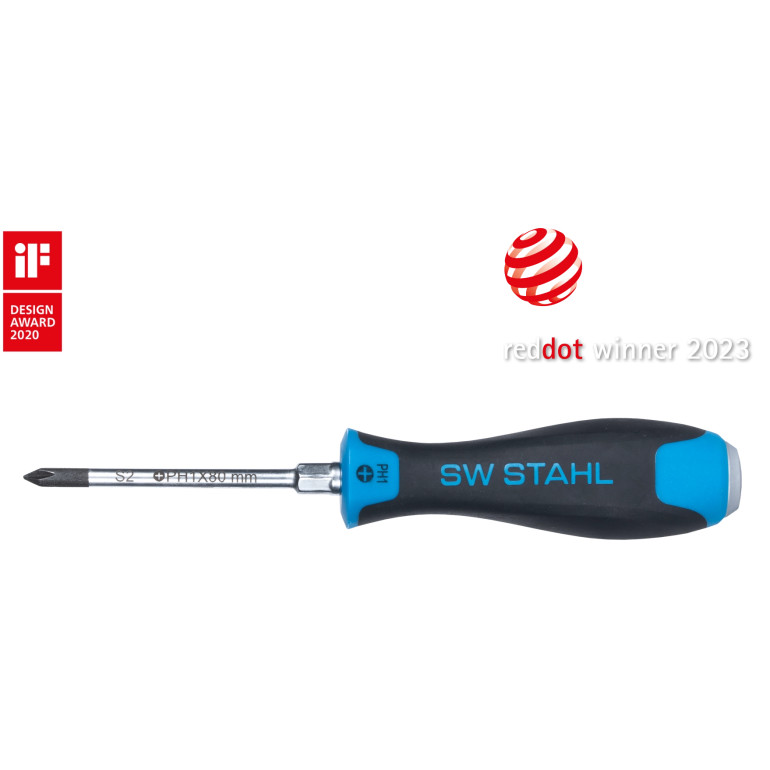 SW-Stahl Schraubendreher, Kreuz, PH1 32791SB