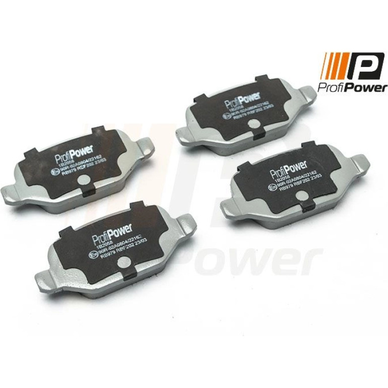 PROFIPOWER Bremsbelagsatz, Scheibenbremse 1B2058 PROFIPOWER Bremsbelagsatz, Scheibenbremse 1B2058