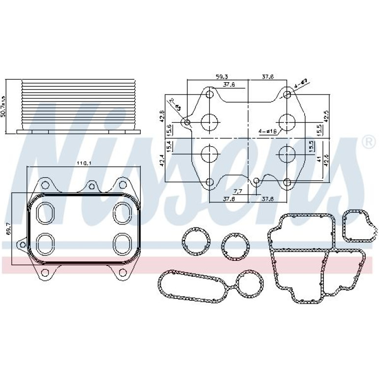 Ölkühler PKW 90681 Ölkühler PKW 90681