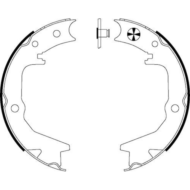 Bremsbacken Mitsubishi Galant 95-04 91062900 Bremsbacken Mitsubishi Galant 95-04 91062900