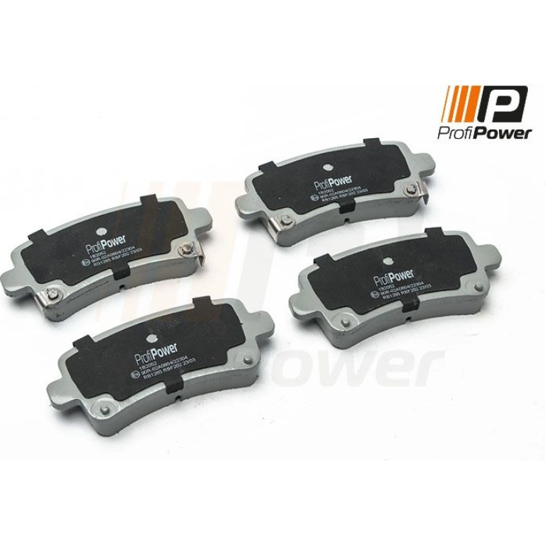 PROFIPOWER Bremsbelagsatz, Scheibenbremse 1B2052 PROFIPOWER Bremsbelagsatz, Scheibenbremse 1B2052