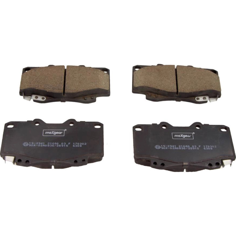 Bremsbelagsatz Toyota P. Hi-Lux 06 19-2941 Bremsbelagsatz Toyota P. Hi-Lux 06 19-2941